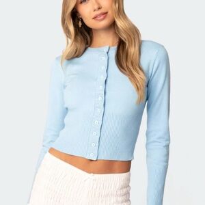 Edikted Light Blue Women's Sweater